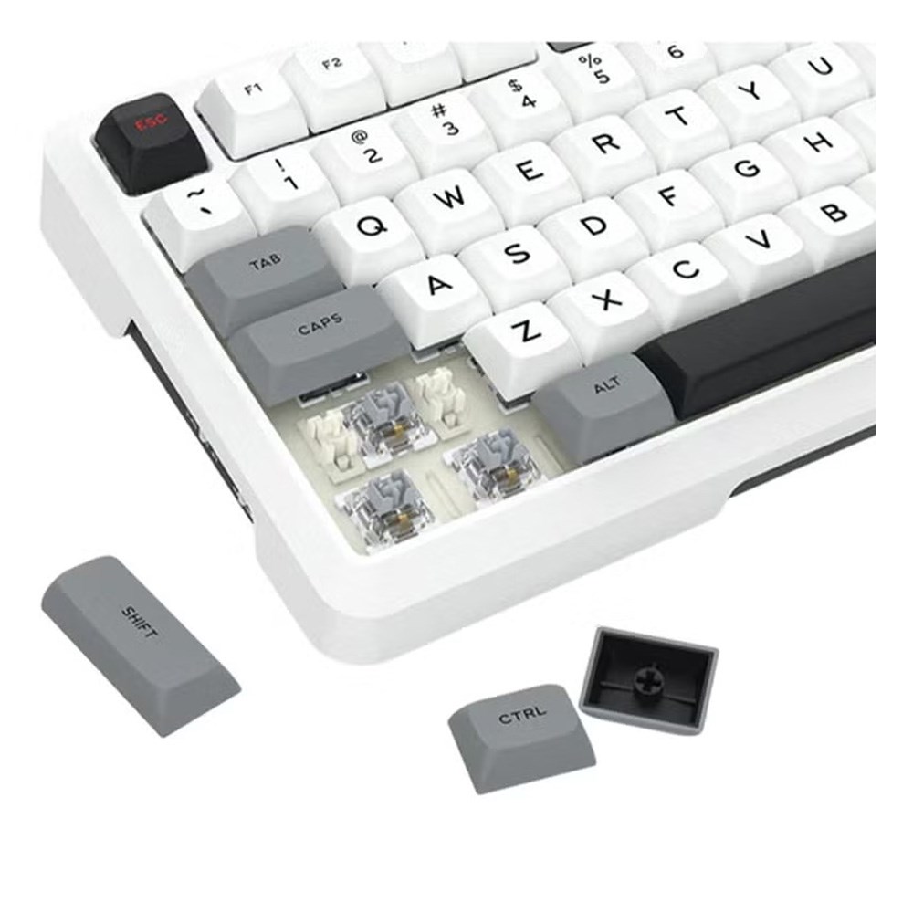 Bragi Pro MK688 Wired&2.4G&BT Keyboard White Tastature SOPING.RS 43 Bragi Pro MK688 Wired&2.4G&BT Keyboard White - Слика 3