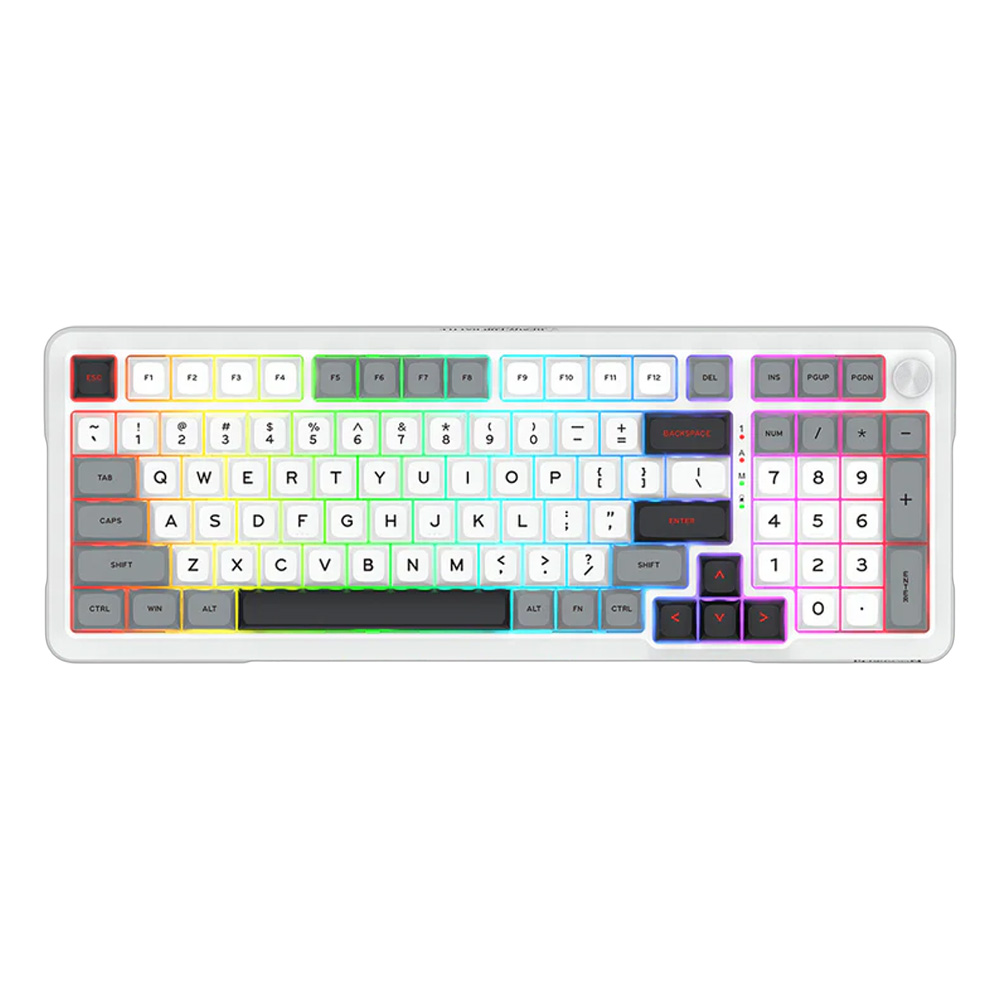 Bragi Pro MK688 Wired&2.4G&BT Keyboard White Tastature SOPING.RS 41 Bragi Pro MK688 Wired&2.4G&BT Keyboard White