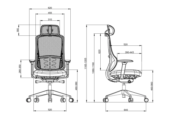 Ergonomska kancelarijska stolica UGD Optima Comfort Kancelarijska oprema SOPING.RS 42 Ergonomska kancelarijska stolica UGD Optima Comfort - Слика 2