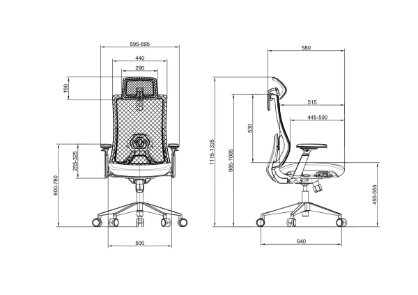 Ergonomska kancelarijska stolica UGD Work Pro Kancelarijska oprema SOPING.RS 42 Ergonomska kancelarijska stolica UGD Work Pro - Слика 2