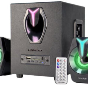 Microlab G100BT Aktivni zvucnici 2.1 11W (5W,2x3W) 3,5mm, SD, USB, FM, Bluetooth, daljinski, LED