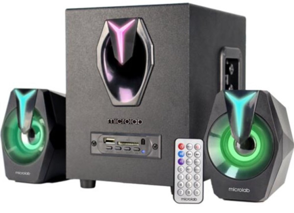 Microlab G100BT Aktivni zvucnici 2.1 11W (5W,2x3W) 3,5mm, SD, USB, FM, Bluetooth, daljinski, LED Zvučnici za računare SOPING.RS 41 Microlab G100BT Aktivni zvucnici 2.1 11W (5W,2x3W) 3,5mm, SD, USB, FM, Bluetooth, daljinski, LED