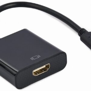 USB Type-C to HDMI adapter cable, 4K@60Hz, 15 cm, black - A-CM-HDMIF-04