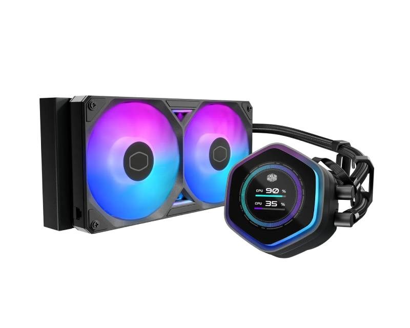 MasterLiquid ML 240 Atmos II LCD ARGB vodeno hlađenje crno (MLX-D24M-A25SZ-L1) Hladnjaci SOPING.RS 41 MasterLiquid ML 240 Atmos II LCD ARGB vodeno hlađenje crno (MLX-D24M-A25SZ-L1)