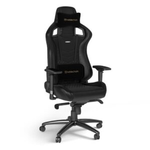 EPIC Real Leather Gaming stolica crna