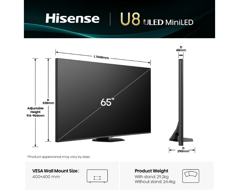 65 inča 65U8Q ULED 4K UHD Smart TV Televizori SOPING.RS 42 65 inča 65U8Q ULED 4K UHD Smart TV - Слика 2