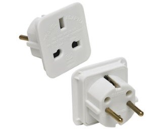Adapter Euro utikač – UK utičnica bela Adapteri SOPING.RS 41 Adapter Euro utikač - UK utičnica bela