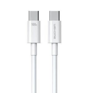 WDC-182 Kabl 3.1 USB tip C M/M 1m, za Superbrzo punjenje 100W/480Mbps, beli