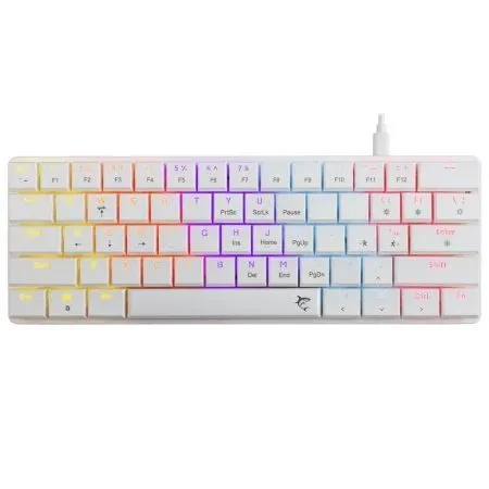 Mehanička tastatura White Shark Nagamaki GK 006211 Bela/Low Profile/Red switches/RGB Tastature SOPING.RS 41 Mehanička tastatura White Shark Nagamaki GK 006211 Bela/Low Profile/Red switches/RGB