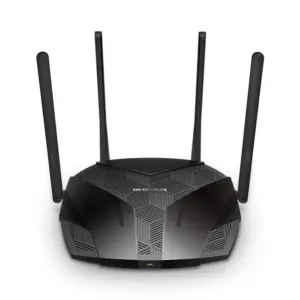 Wireless Router Mercusys MR80X AX3000 WiFi 6 2402 Mbps/3LAN/1WAN/4x5dbi