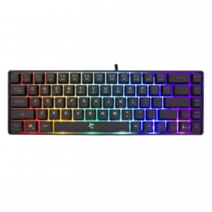 Tastatura White Shark RONIN TKL/Membranska/RGB/Crna/US