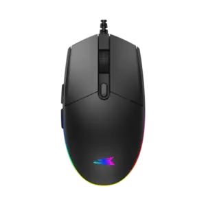 Miš Baracuda CRAB 3600DPI/6D/Optički/RGB/Crna