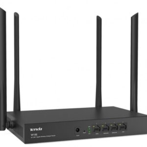 Tenda W18E AC1200 wireless dual band ruter 2.4+5GHz, 1W/3L, Gbit, 128mb, 4x5dBi 12v/1a 50users 300m2