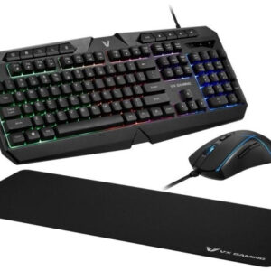 Tastatura + miš + podloga USB Volkano VX Helios VX-148-BK US crna