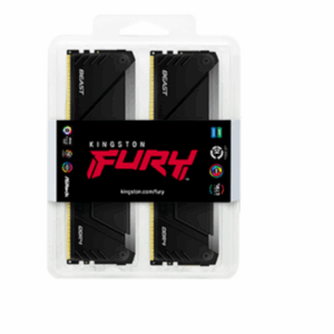 RAM DDR5 16GB (2x8GB) 5600MT/s Kingston FURY BEAST RGB KF556C36BBEAK2-16