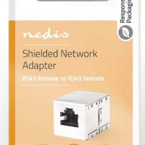 CCGB89011ME Network Coupler, CAT6, Shielded, RJ45 Female, Metal