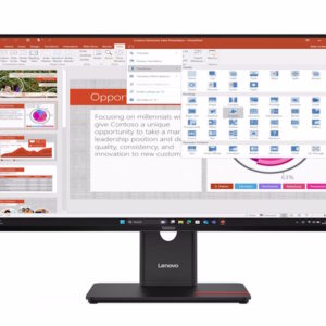 Monitor LENOVO ThinkVision T27-40 27"/1920x1080/IPS/300Hz/4ms/4xUSB,1xUSB C/Swivel,Pivot,Height/crna