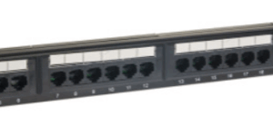 Patchcord kabel panel UTP 5e, 24, Rek 19“ 1U