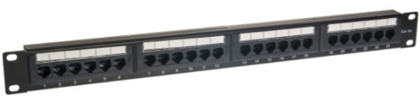 Patchcord kabel panel UTP 5e, 24, Rek 19“ 1U Rekovi i oprema SOPING.RS 41 Patchcord kabel panel UTP 5e, 24, Rek 19“ 1U
