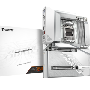 AM5, AMD B850, 4x DDR5 DIMM, 5GbE LAN, Ultra-Fast Storage : 4*M.2 slots, including PCIe 5.0 x4 - B850 A STEALTH ICE