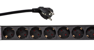 Produzni kabl sa zastitom 9 uticnica 16A, PDU 1U, aluminium sa zastitom, 2m (3)