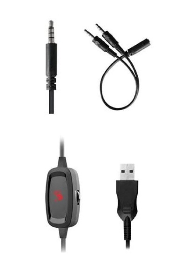 A4-G330P A4Tech Bloody gejmerske slusalice sa mikrofonom, SURROUND, 50mm/16ohm, colorLED, USB+3,5mm Slušalice SOPING.RS 42 A4-G330P A4Tech Bloody gejmerske slusalice sa mikrofonom, SURROUND, 50mm/16ohm, colorLED, USB+3,5mm - Слика 2