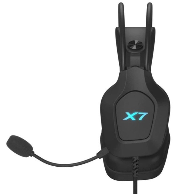 A4-XH-200 A4Tech X7 gejmerske slusalice sa mikrofonom, SURROUND, 50mm/16ohm, USB, LED, Black Slušalice SOPING.RS 42 A4-XH-200 A4Tech X7 gejmerske slusalice sa mikrofonom, SURROUND, 50mm/16ohm, USB, LED, Black - Слика 2