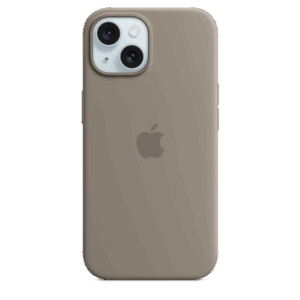 iPhone 15 Silicone Case sa MagSafe-om - Clay