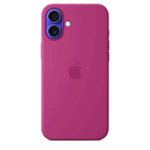 iPhone 16 Plus Silicone Case sa MagSafe-om - Fuchsia