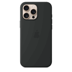 iPhone 16 Pro Max Silicone Case sa MagSafe-om - Black