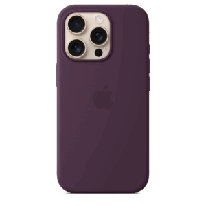 iPhone 16 Pro Silicone Case sa MagSafe-om - Plum