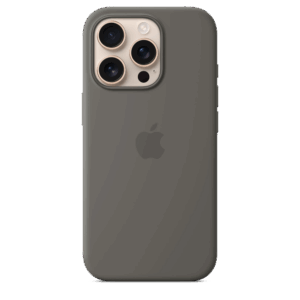 iPhone 16 Pro Silicone Case sa MagSafe-om - Stone Grey