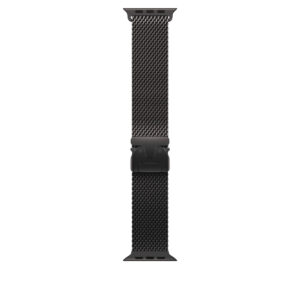 49mm Black Titanium Milanese Loop - Medium