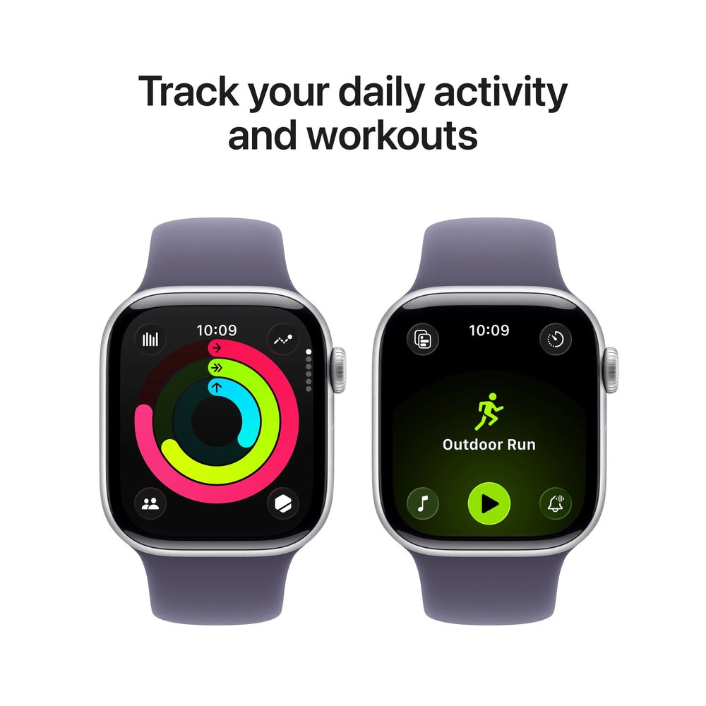 Apple Watch Series 11 GPS 42mm Silver Aluminium Case with Purple Fog Sport Band – S/M SmartWatch SOPING.RS 43 Apple Watch Series 11 GPS 42mm Silver Aluminium Case with Purple Fog Sport Band - S/M - Слика 3