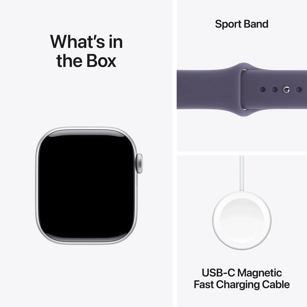 Apple Watch Series 11 GPS 42mm Silver Aluminium Case with Purple Fog Sport Band – S/M SmartWatch SOPING.RS 47 Apple Watch Series 11 GPS 42mm Silver Aluminium Case with Purple Fog Sport Band - S/M - Слика 7