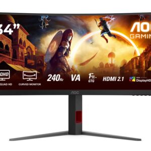 34 inča CU34G4Z WQHD 3440x1440 Fast VA 240 Hz zakrivljeni gaming monitor
