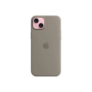 iPhone 15 Plus Silicone Case sa MagSafe-om - Clay