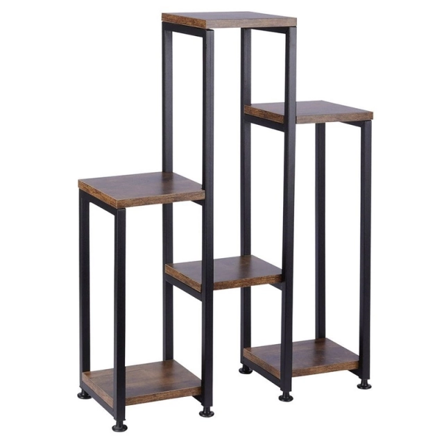 Vilde 569817 – Metalni stalak za cveće na 5 nivoa – 6 polica 70 cm Ostalo SOPING.RS 41 Vilde 569817 - Metalni stalak za cveće na 5 nivoa - 6 polica 70 cm