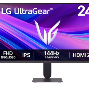Monitor LG 24G411A-B 23.8"/IPS/1920x1080/144Hz/5ms GTG/HDMI,DP/G-sync/VESA/crna