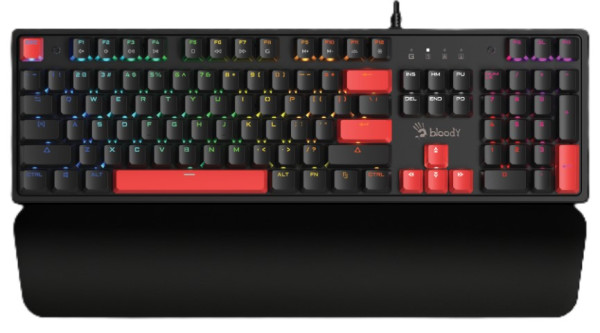 A4-S525N A4Tech Bloody Mehanicka RGB Gejmerska tastatura + Oslonac za zglob Oprema za gaming SOPING.RS 41 A4-S525N A4Tech Bloody Mehanicka RGB Gejmerska tastatura + Oslonac za zglob