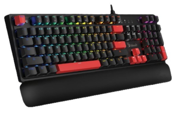 A4-S525N A4Tech Bloody Mehanicka RGB Gejmerska tastatura + Oslonac za zglob Oprema za gaming SOPING.RS 43 A4-S525N A4Tech Bloody Mehanicka RGB Gejmerska tastatura + Oslonac za zglob - Слика 3