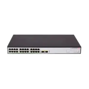 Svič 24 x GE ports H3C S1600V2-26P-HPWR-GL L2 PoE 370W/ 24GE(poe+) + 2xSFP