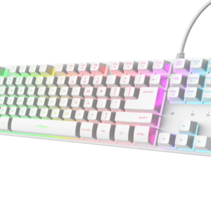 Tastatura TRUST GXT833 THADO žicna/RGB/TKL/gaming/bela