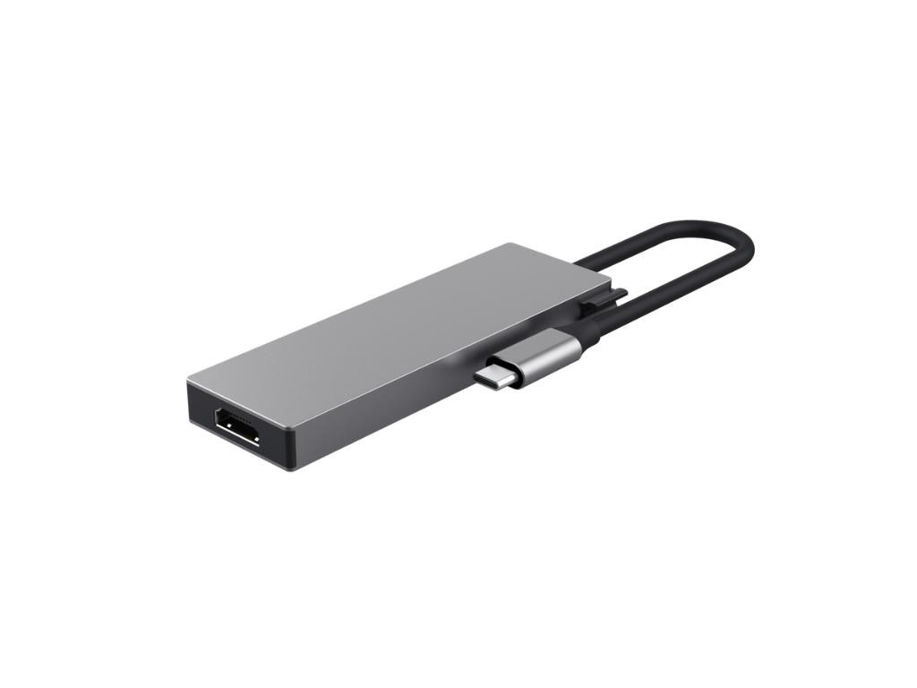Adapter TRUST DALYX 5-IN-1 MULTIPORT/alu/siva Adapteri SOPING.RS 43 Adapter TRUST DALYX 5-IN-1 MULTIPORT/alu/siva - Слика 3