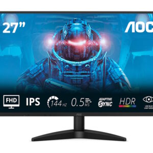 Monitor AOC 27B36X  27"/IPS/1920X1080/144Hz/0.5ms MPRT/HDMI,DP/Adaptive sync/VESA/crna