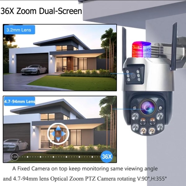 CAM-IP6MP-EP5-36X *ZOOM GMB kamera 6mpix microSD iCSee xmeye pro app Two-way PTZ ip66,2×3.6mm Sigurnosne kamere SOPING.RS 42 CAM-IP6MP-EP5-36X *ZOOM GMB kamera 6mpix microSD iCSee xmeye pro app Two-way PTZ ip66,2x3.6mm - Слика 2