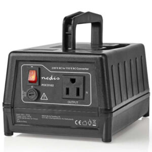 POCO102 Konvertor snage, 230V AC 50Hz, 270W, Euro, Black Omogucava upotrebu opreme iz SAD u Evropi