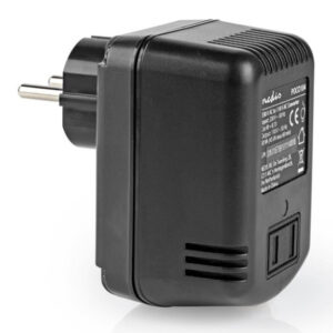 POCO104 Konvertor snage, 230V AC 50Hz, 30W, Euro, Black Omogucava upotrebu opreme iz SAD u Evropi