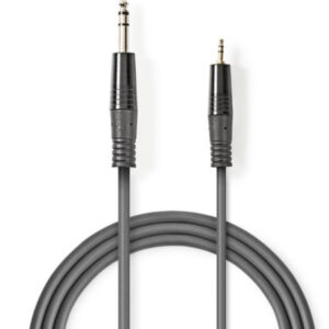 COTH23205GY15 Stereo Audio Cable 6.35mm muski ma 3.5mm muski, 1.5m