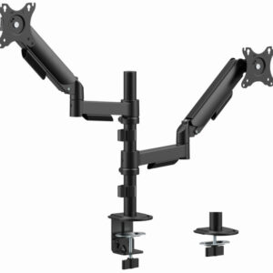 MA-DA2P-02 Gembird Podesivi dupli stoni drzac za monitor, tilt, 17-32 max.9kg